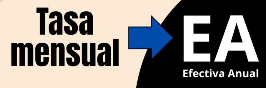Tasa Efectiva Anual (E.A.) vs. Tasa Mensual en Colombia: Aprende a calcular el costo real de tu crédito